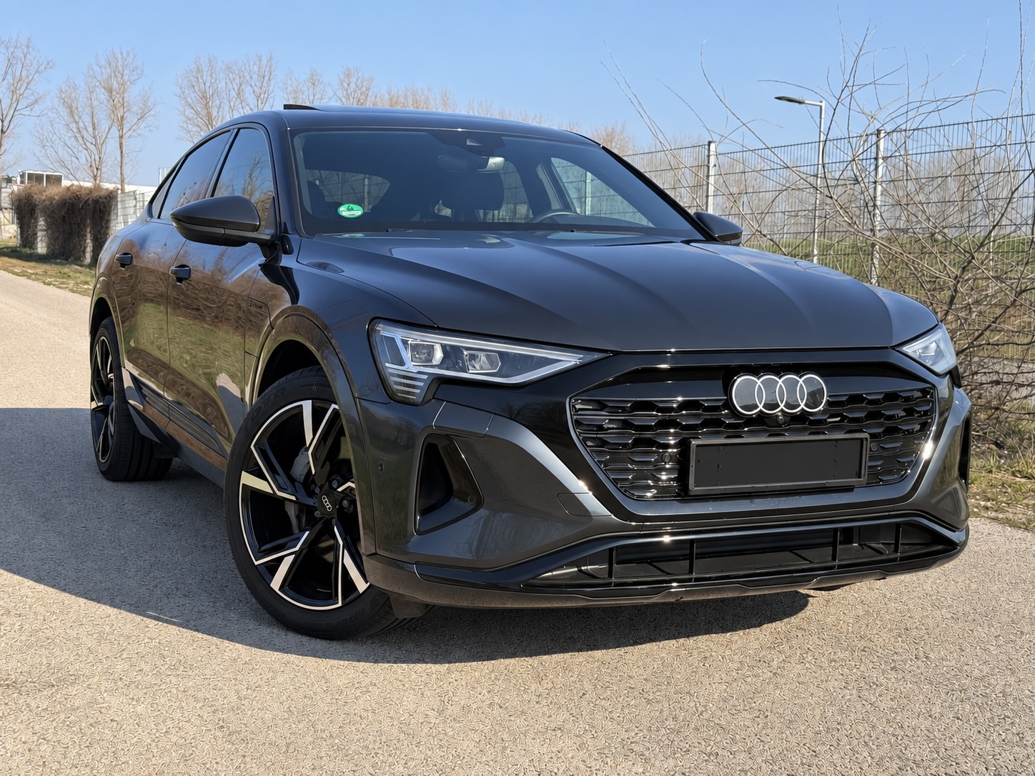 Audi Q8 e-tron Sportback 50 Advanced quattro in Kalahari Gold metallic